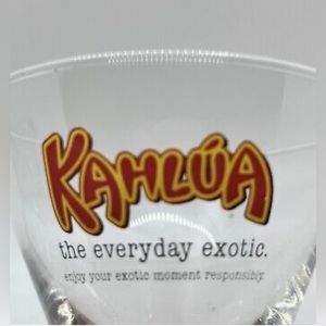 Kahlua cocktail glass. Excellent condition. No wear on the graphics, no chips.